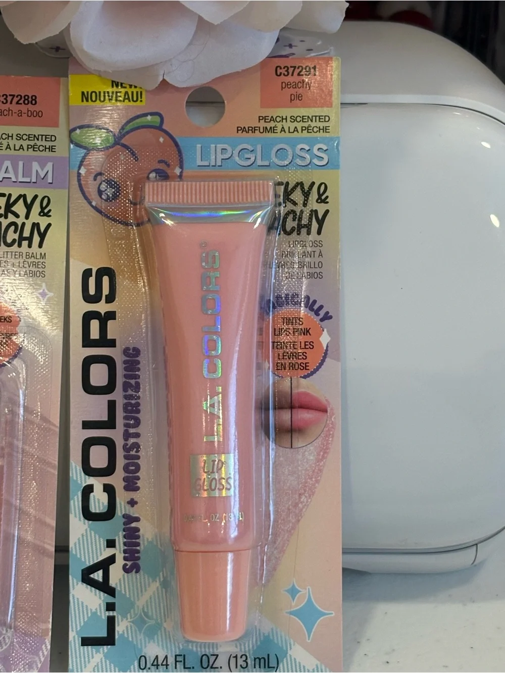 L.A. Colors Cheeky & Peachy Cheek + Lip Balm and LipGloss Duo